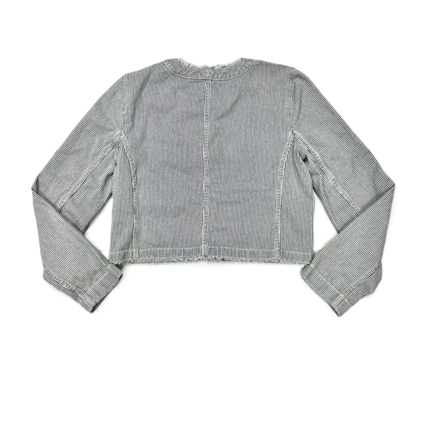 Jacket Denim By J. Crew In Blue & White, Size: Xs