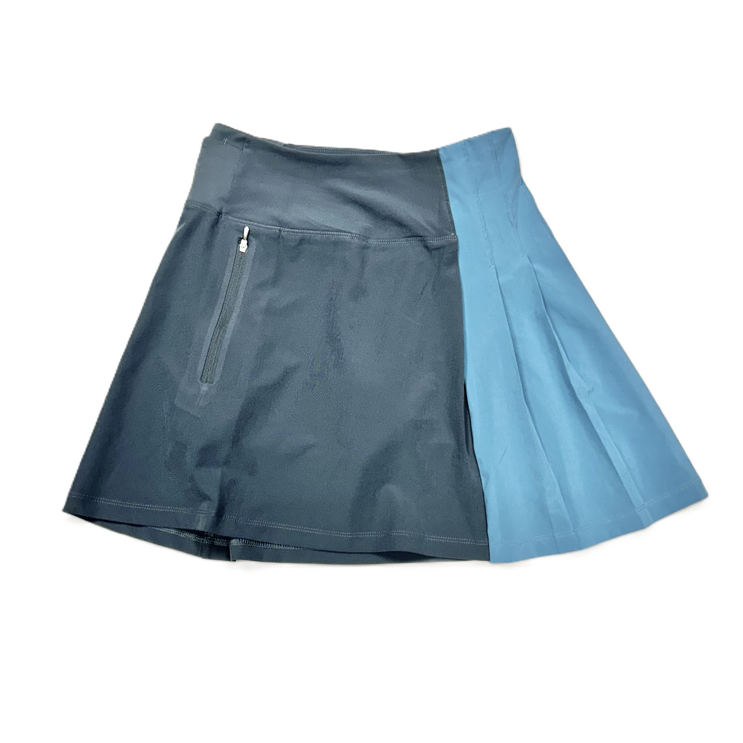 Athletic Skort By Athleta In Blue & Grey, Size: Xxs