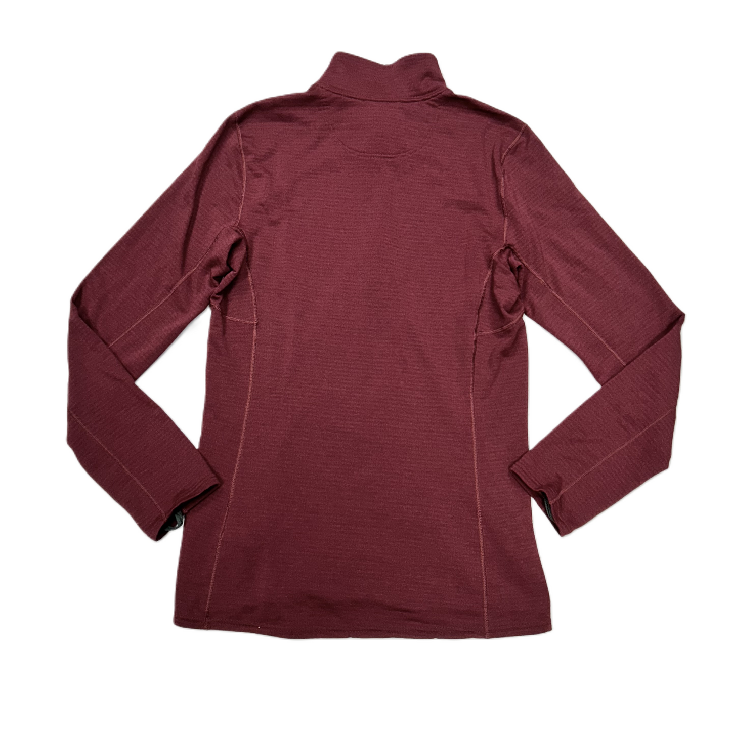 Athletic Top Long Sleeve Collar By Patagonia In Maroon, Size: S