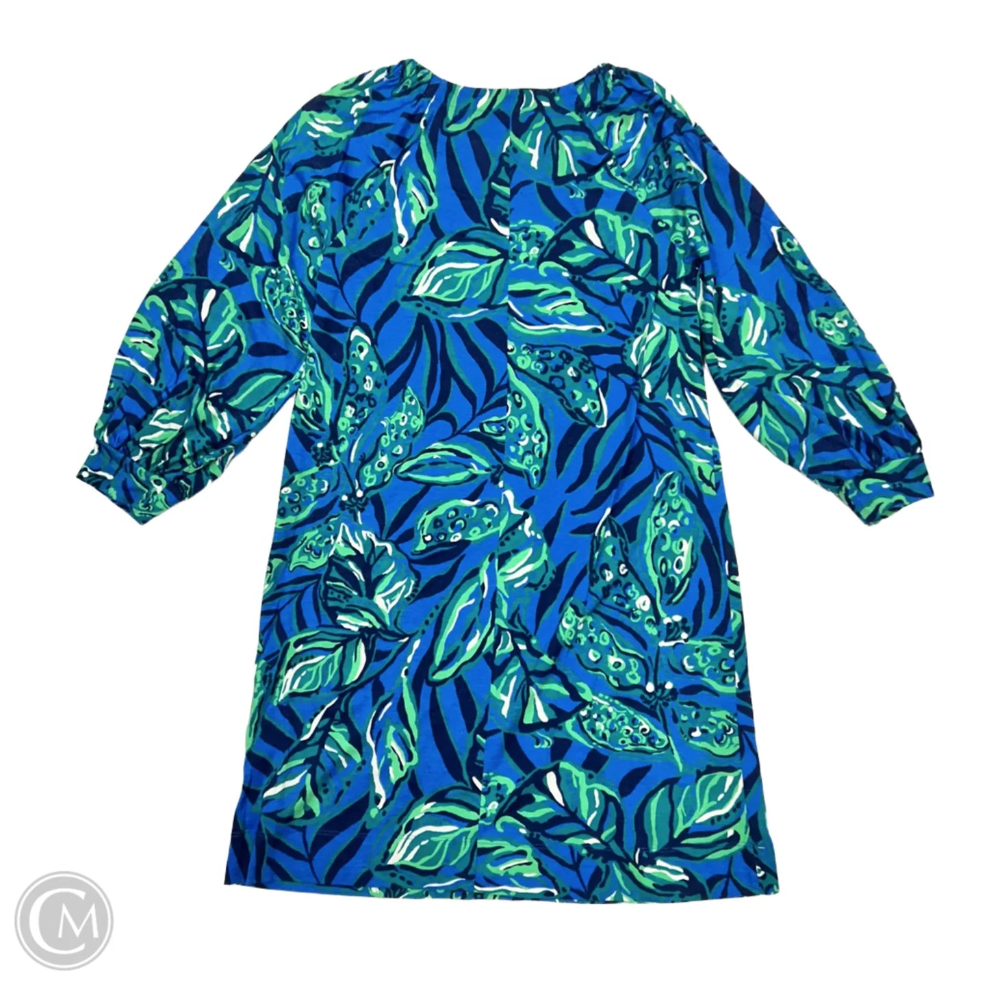 Dress Designer By Lilly Pulitzer In Blue & Green, Size: S