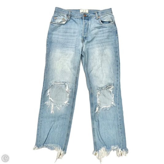 Jeans Straight By We The Free In Blue Denim, Size: 4