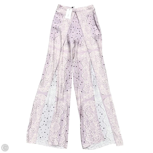 Pants Wide Leg By Lovers & Friends In Purple & White, Size: Xs