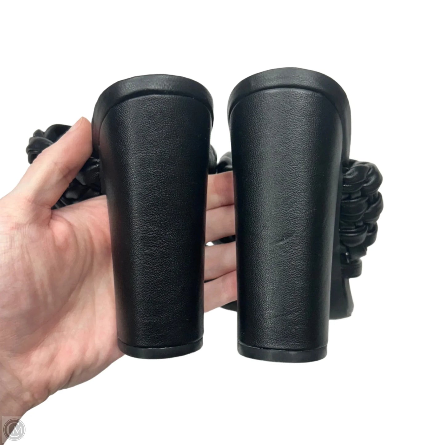 Sandals Heels Stiletto By Fashion Nova In Black, Size: 6.5