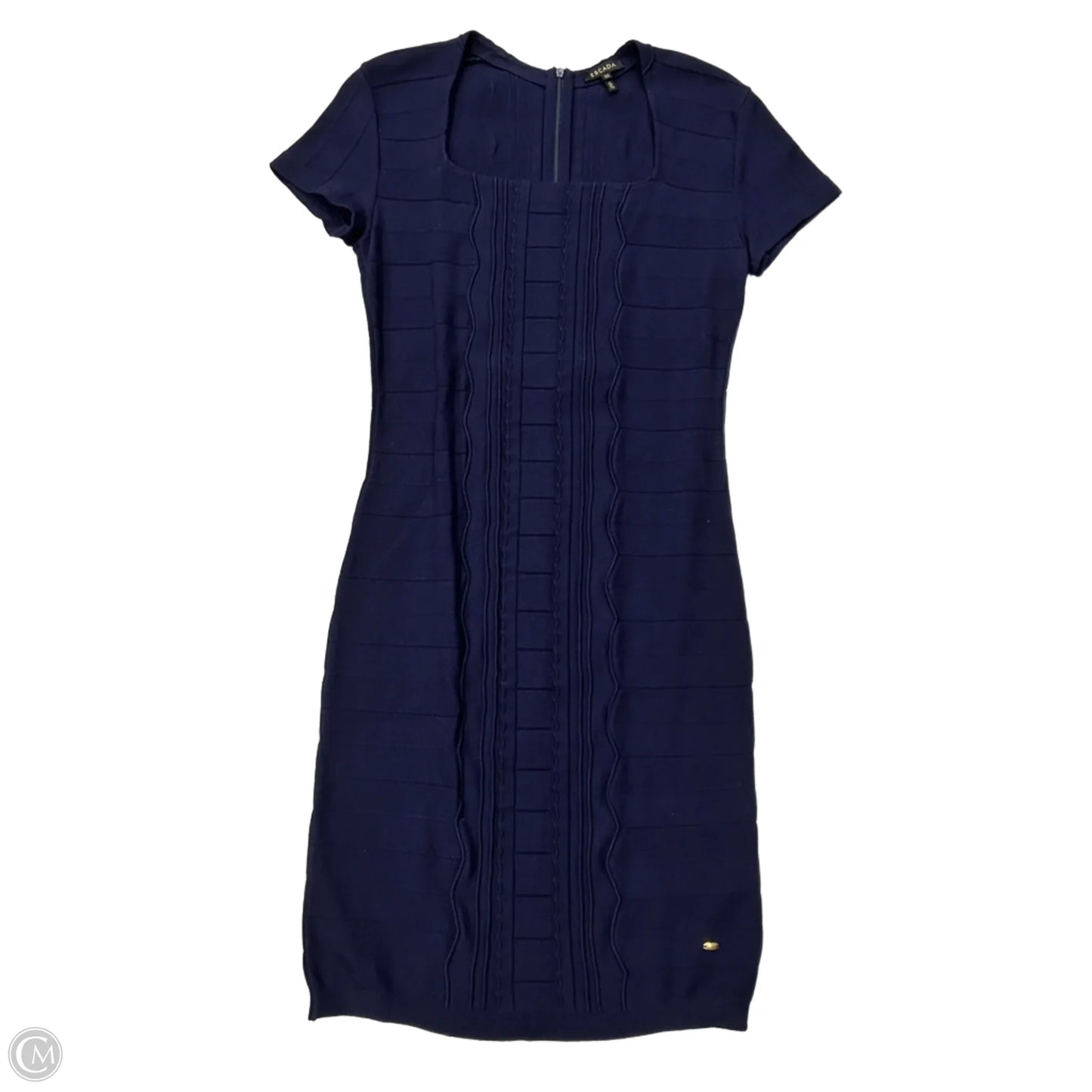 Dress Designer By Escada In Navy, Size: M