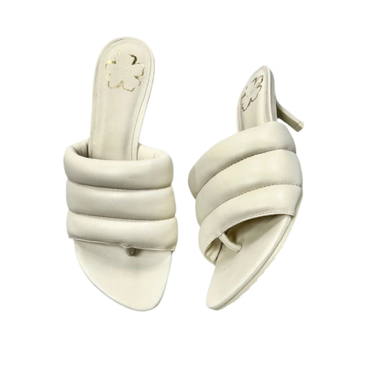 Sandals Heels Kitten By Ted Baker In Off White, Size: 8.5