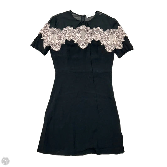 Dress Designer By Sandro In Black & Tan, Size: Xs