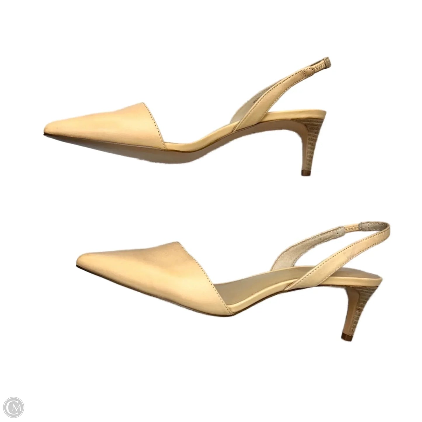 Shoes Heels Kitten By Banana Republic In Peach, Size: 7.5