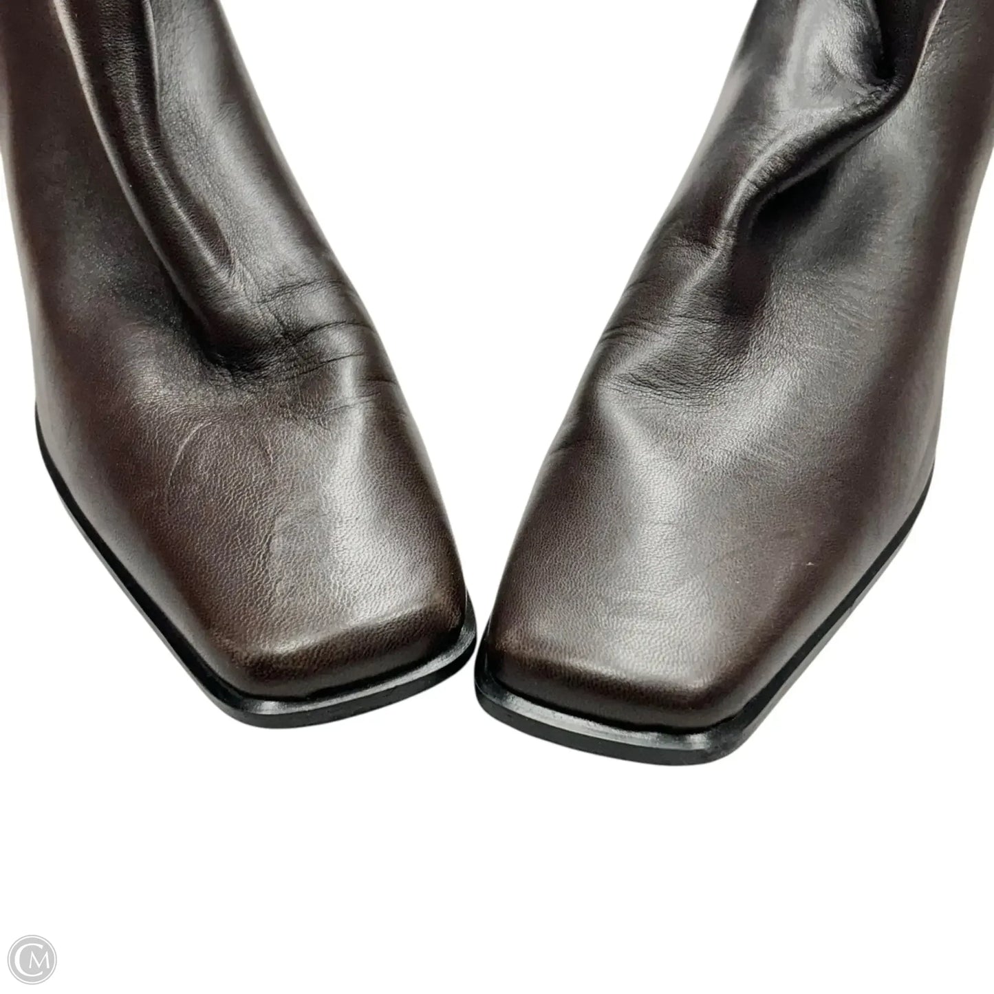 Boots Designer By Stuart Weitzman In Brown, Size: 9.5