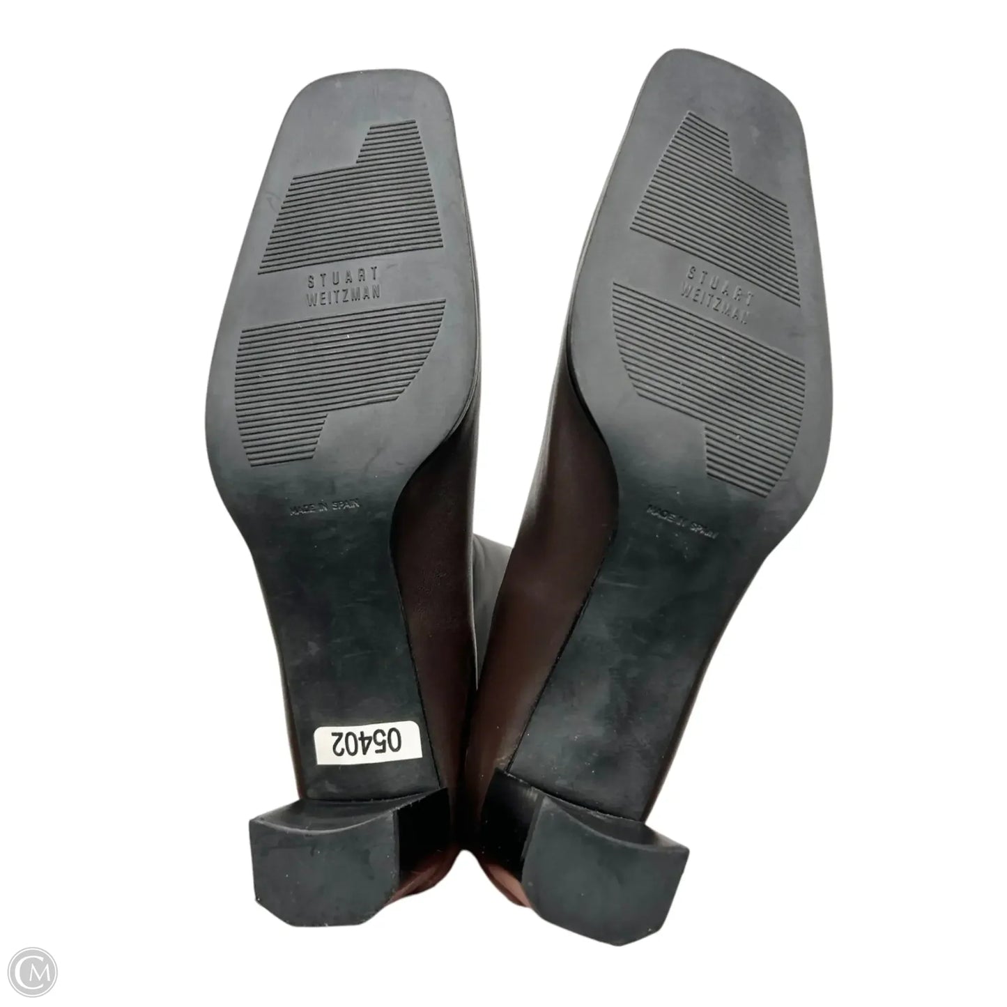 Boots Designer By Stuart Weitzman In Brown, Size: 9.5