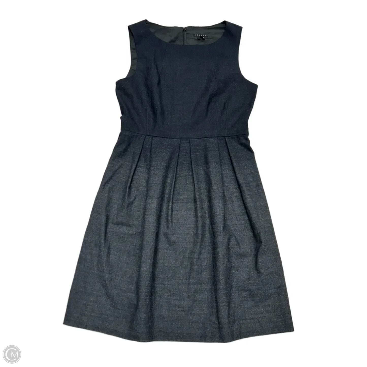 Dress Work By Theory In Black & Grey, Size: S