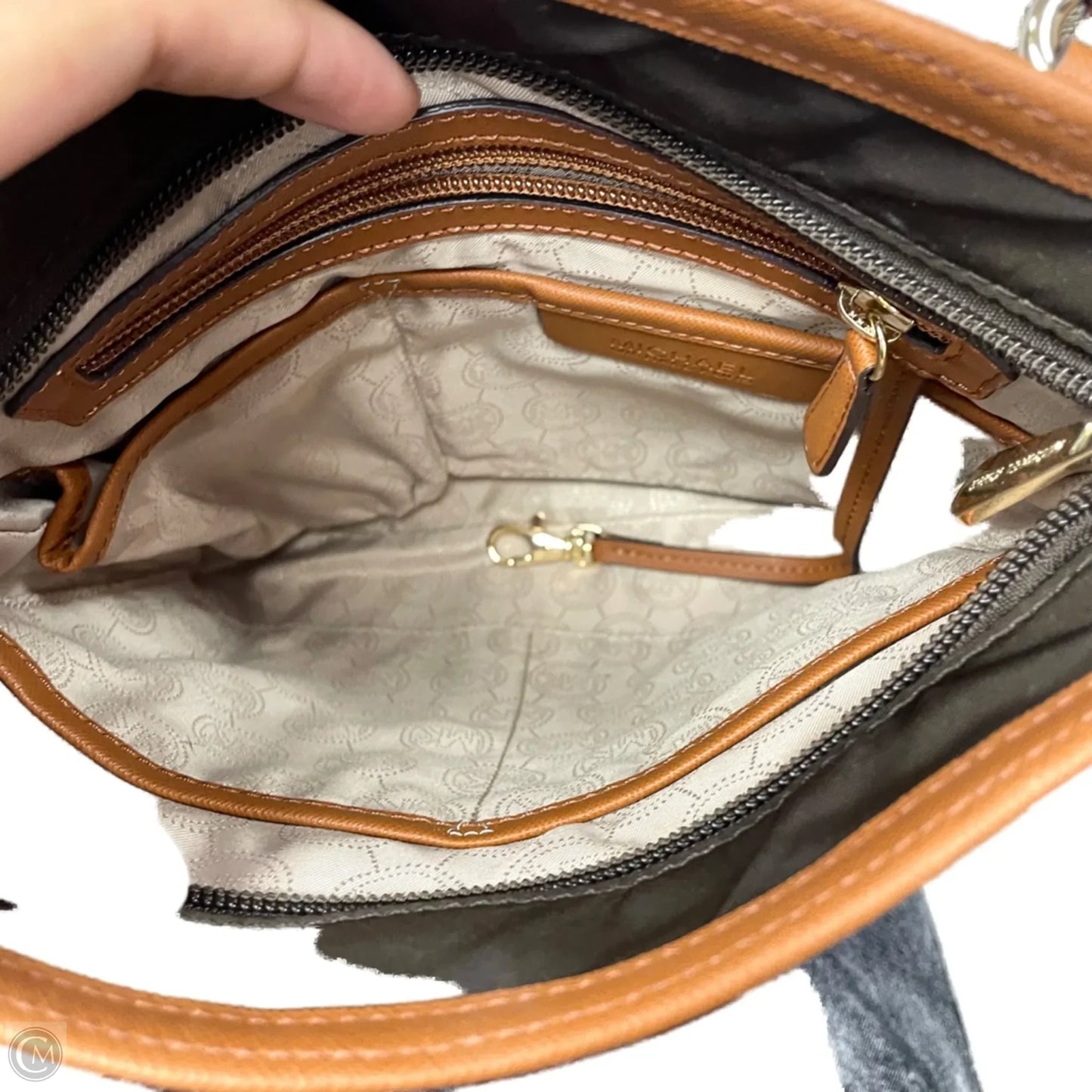 Crossbody Designer By Michael Kors, Size: Medium