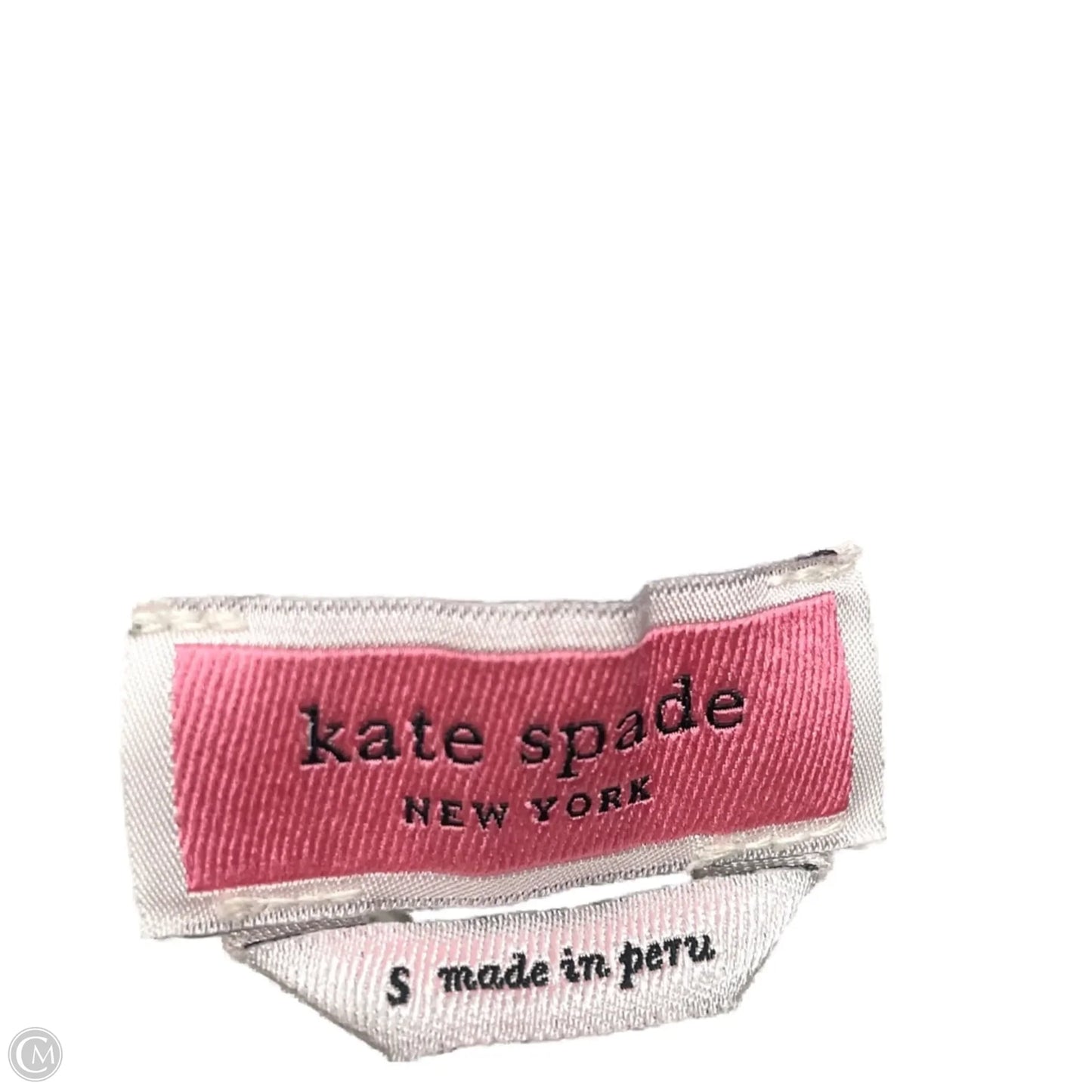 Sweatshirt Designer By Kate Spade In Grey & Pink, Size: S