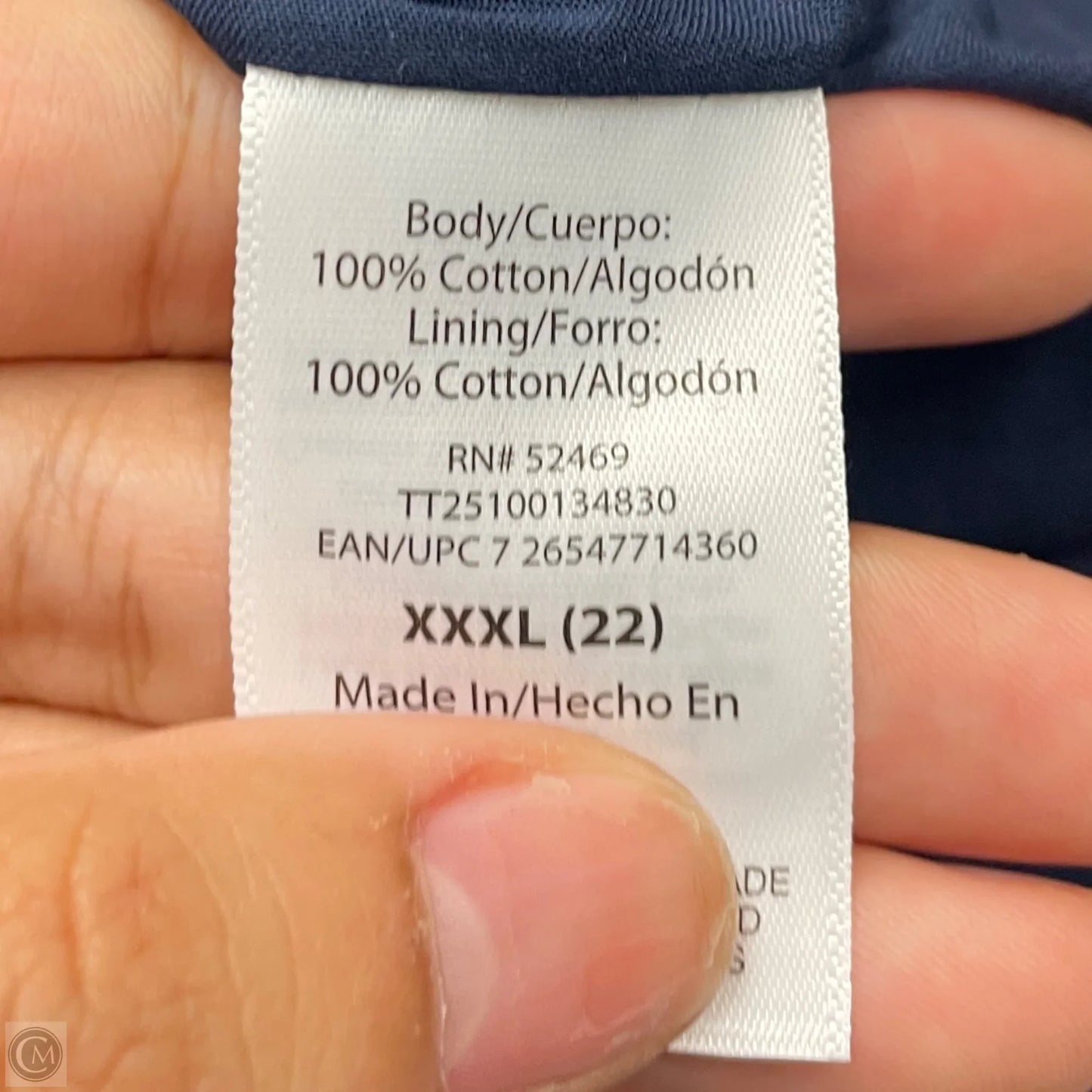 Skirt Midi By Time And Tru In Navy, Size: 3x