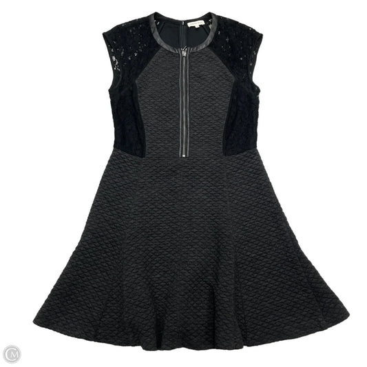 Dress Work By Rebecca Taylor In Black & Grey, Size: M