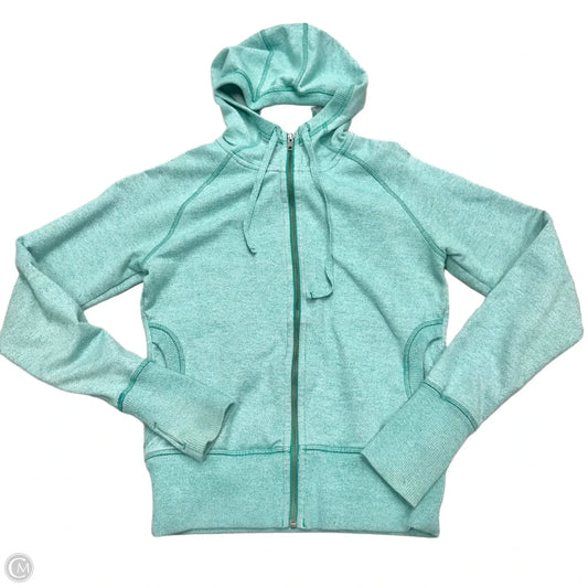 Athletic Sweatshirt Hoodie By Patagonia In Blue, Size: M