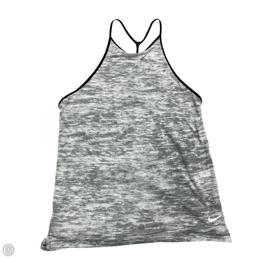 Athletic Tank Top By Nike Apparel In Grey, Size: S