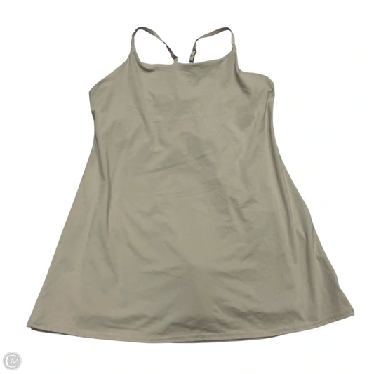 Athletic Dress By Danskin In Taupe, Size: Xl