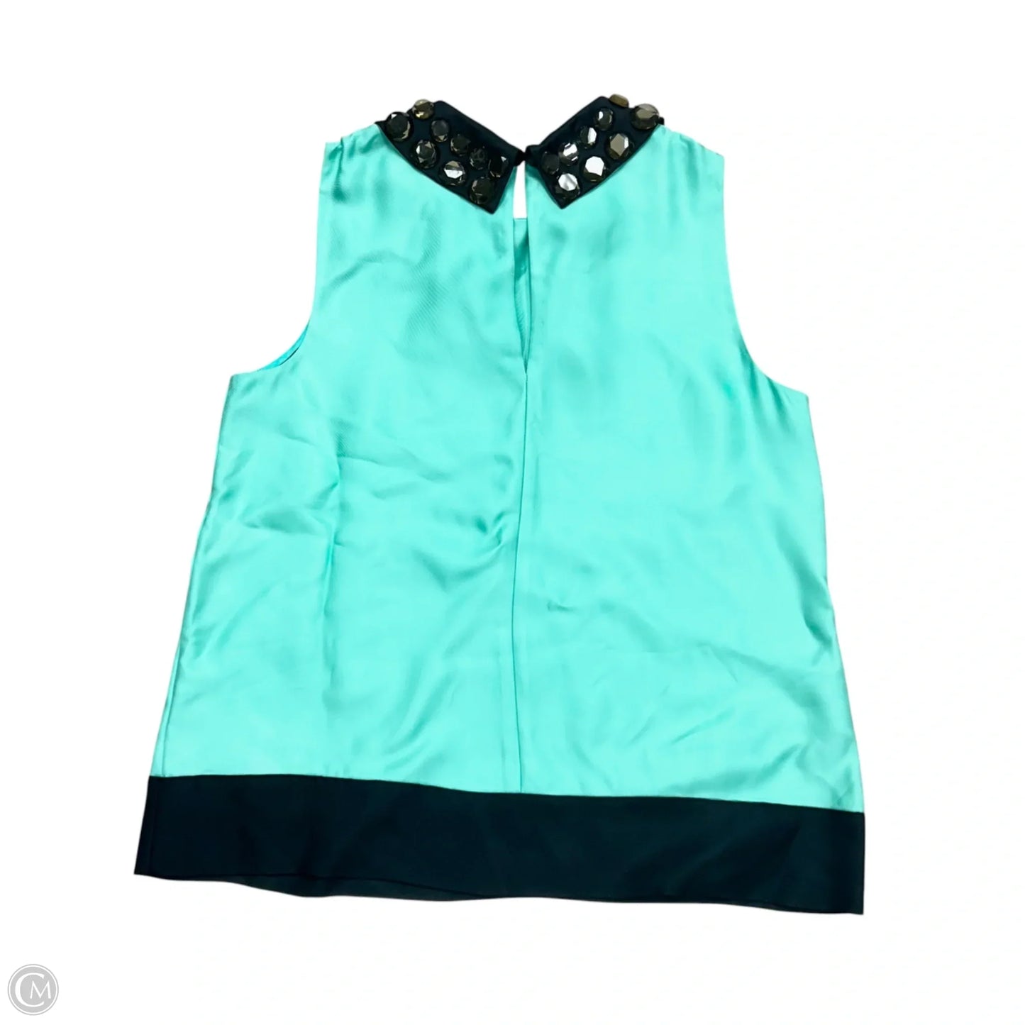 Top Short Sleeve Designer By Kate Spade In Black & Green, Size: M