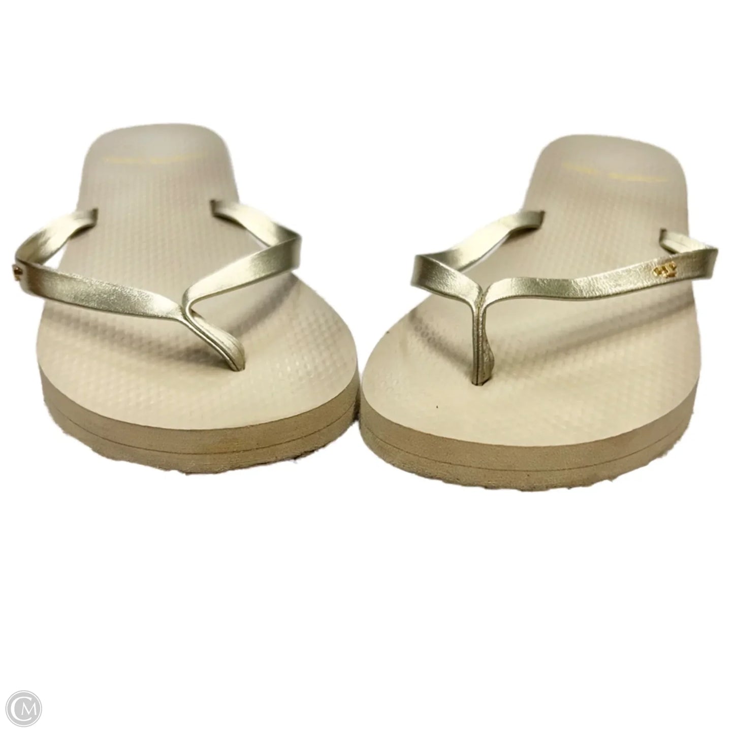 Sandals Designer By Tory Burch In Gold, Size: 6