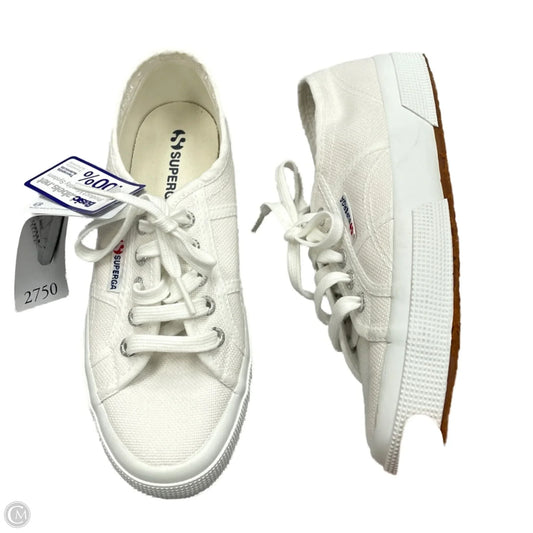 Shoes Athletic By Superga In White, Size: 7.5