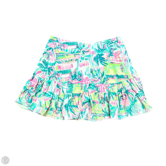 Skirt Designer By Lilly Pulitzer In Green & Pink, Size: Xxs