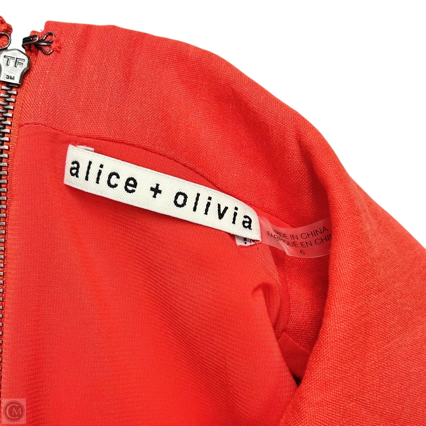 Romper Designer By Alice + Olivia In Red, Size: S