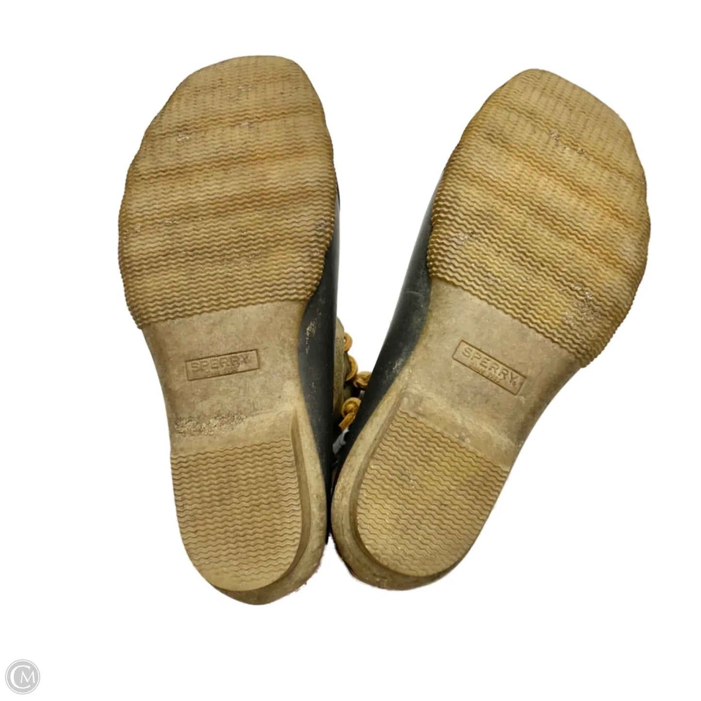 Boots Rain By Sperry In Green & Grey, Size: 6