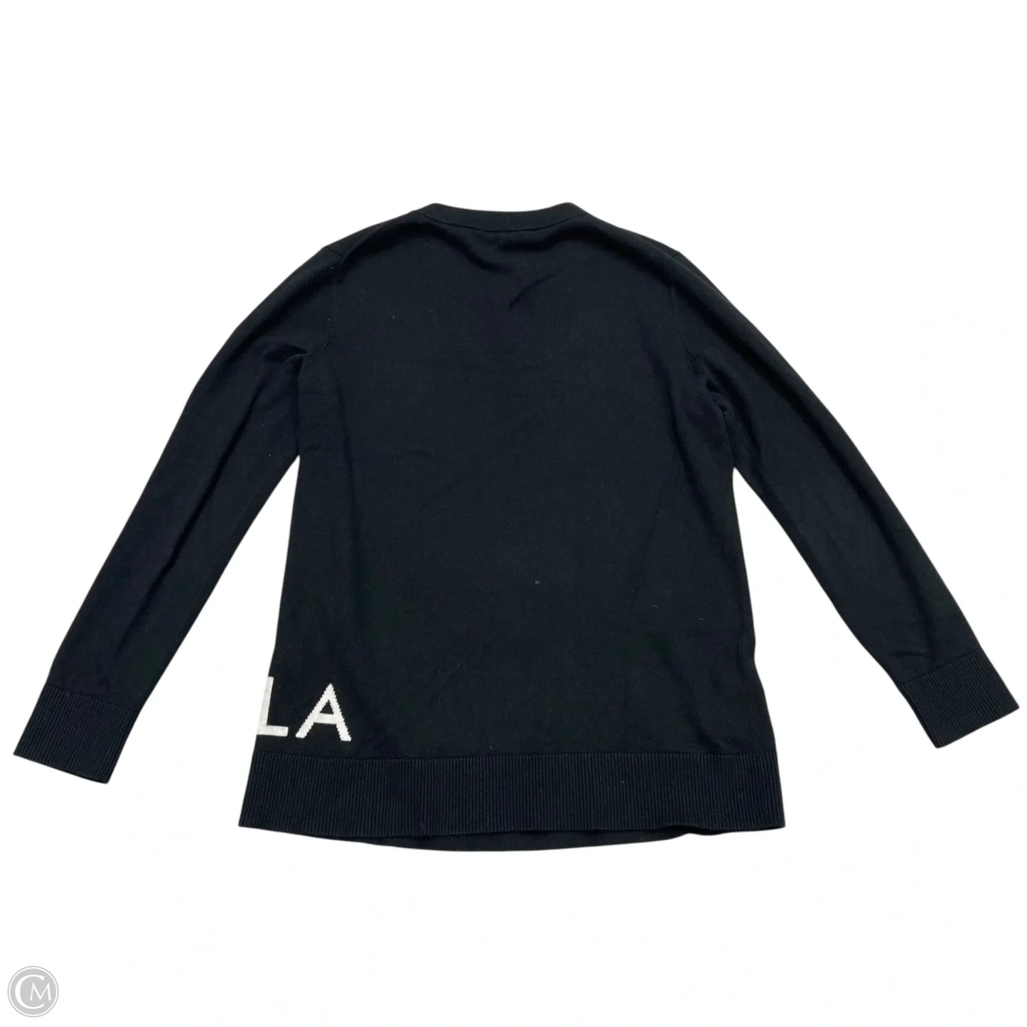 Sweater Designer By Kate Spade In Black & White, Size: S