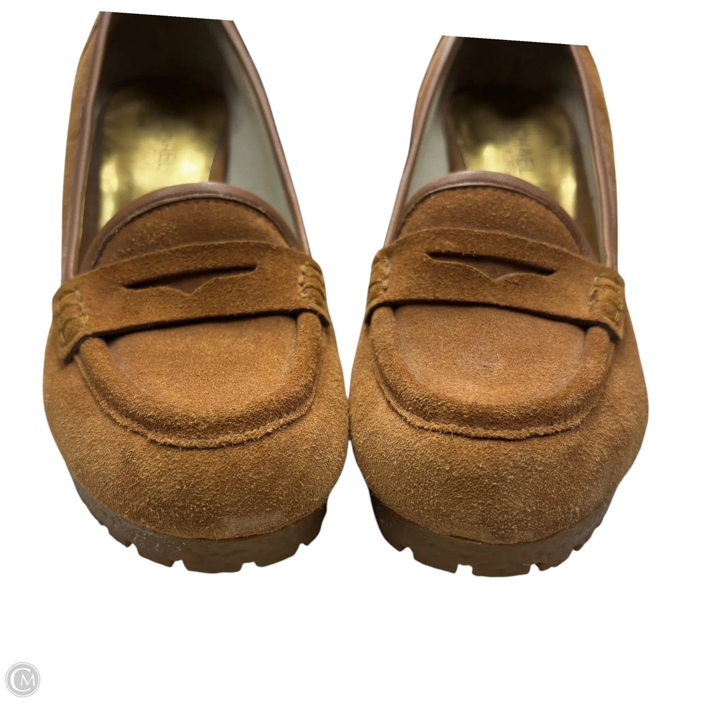 Shoes Heels Wedge By Michael By Michael Kors In Tan, Size: 9