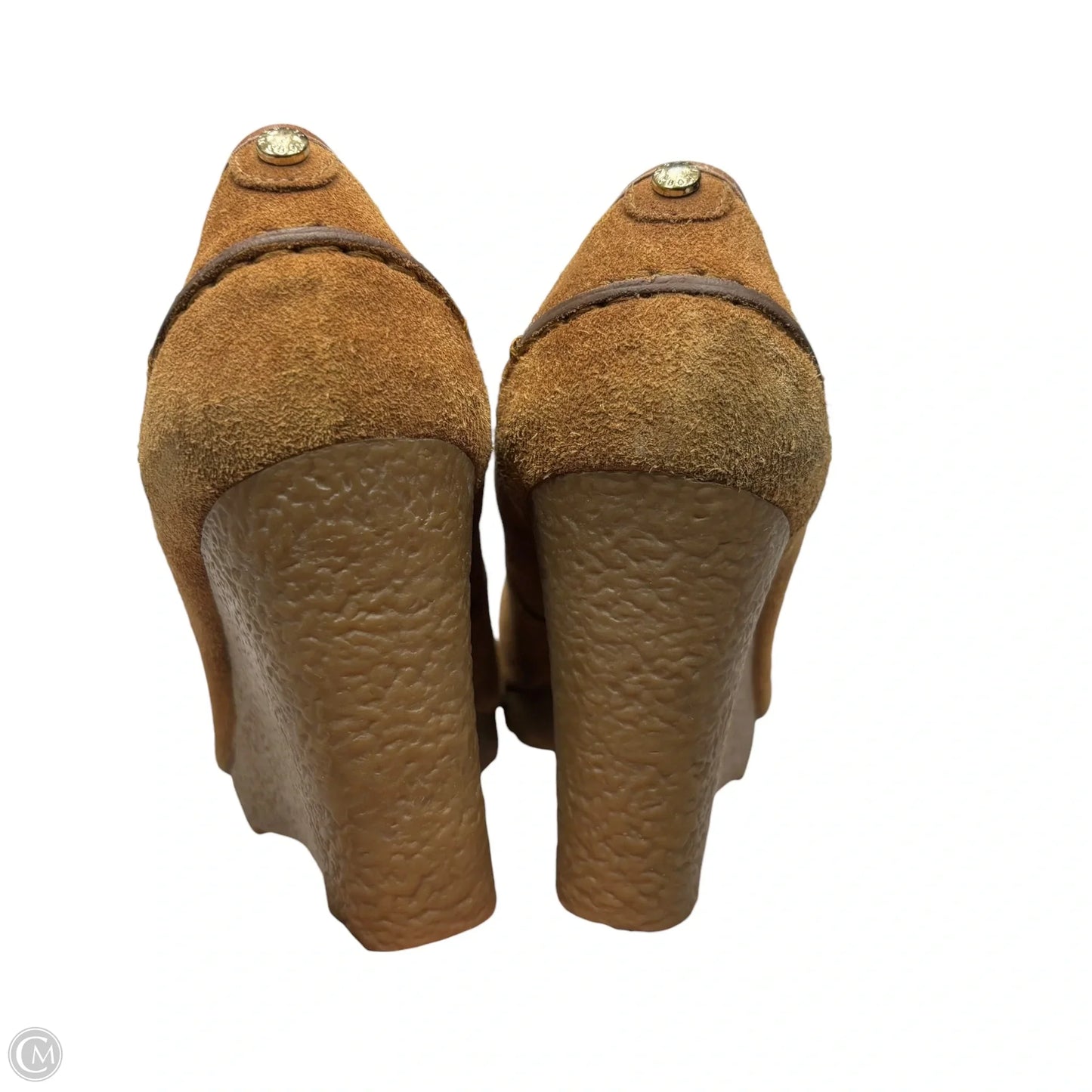 Shoes Heels Wedge By Michael By Michael Kors In Tan, Size: 9
