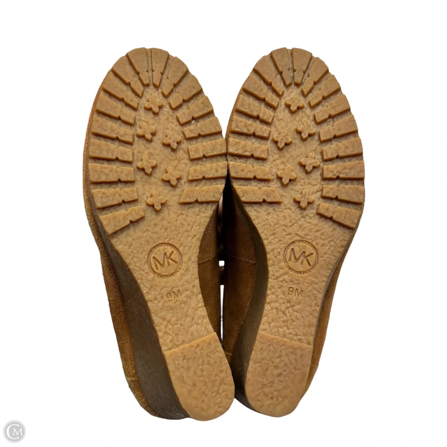 Shoes Heels Wedge By Michael By Michael Kors In Tan, Size: 9