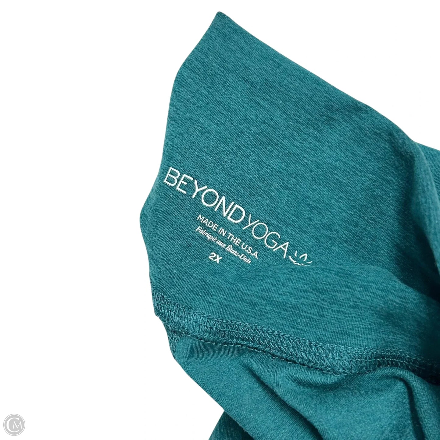 Athletic Pants By Beyond Yoga In Teal, Size: 2x
