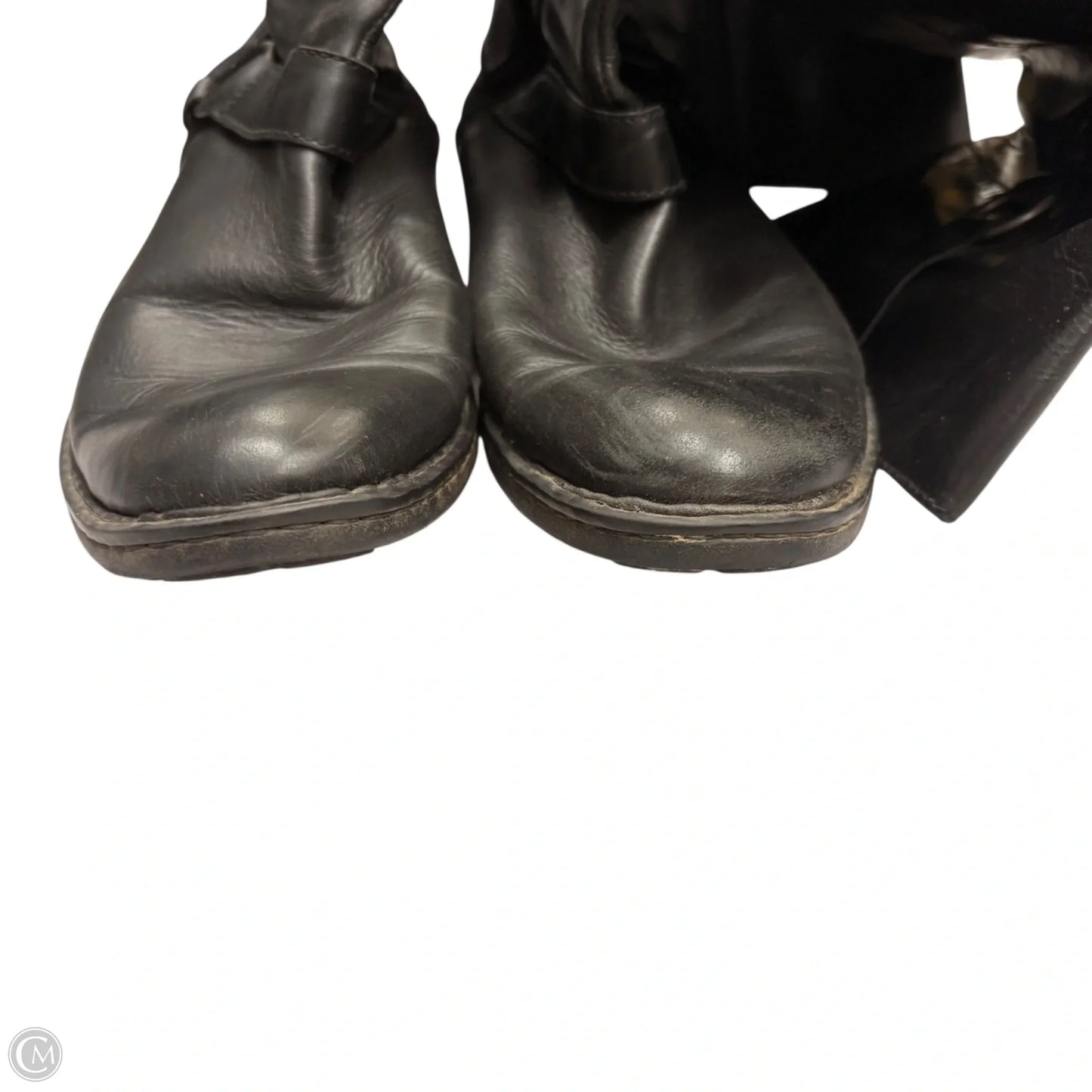 Boots Knee Heels By Born In Black, Size: 8.5