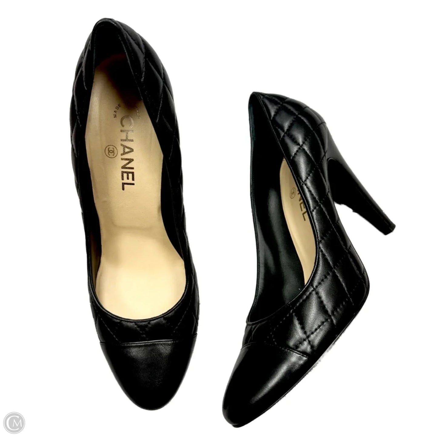 Shoes Luxury Designer By Chanel In Black, Size: 11.5