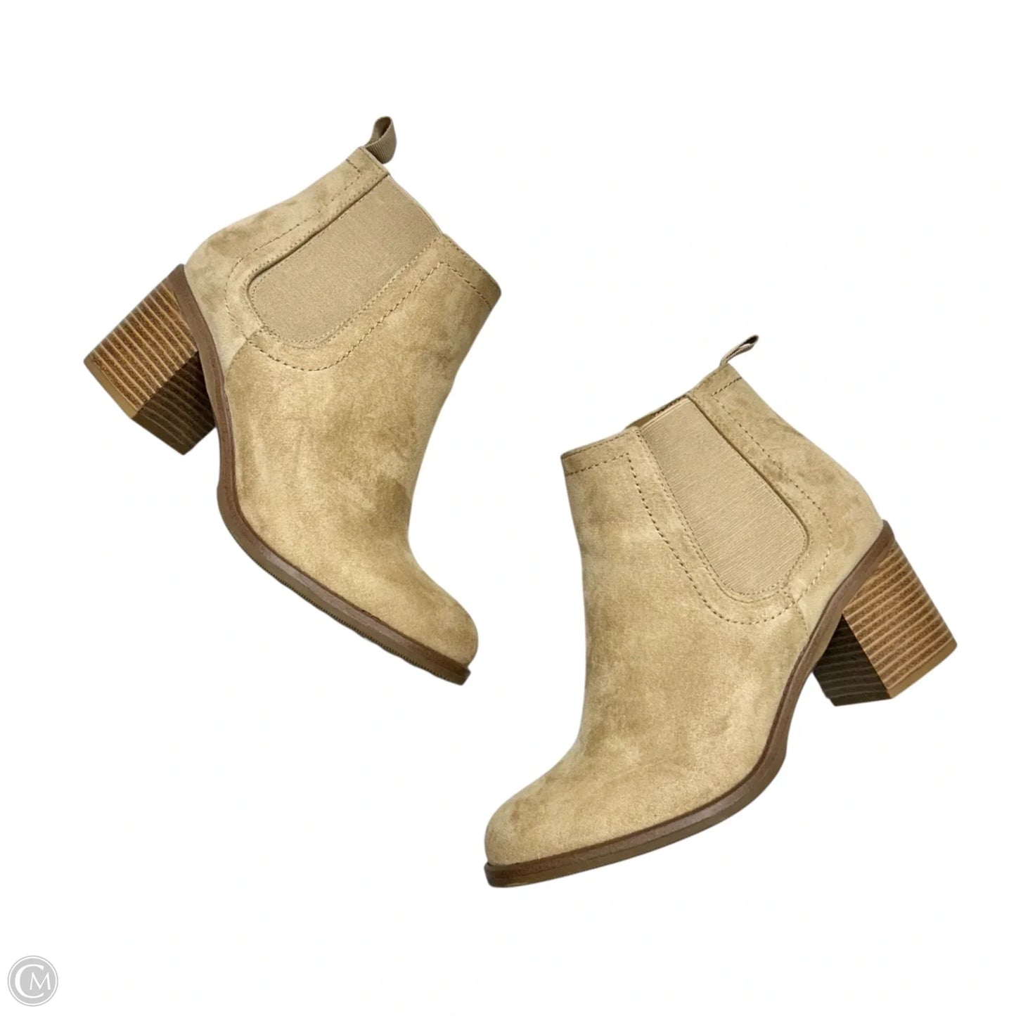 Boots Ankle Heels By Sonoma In Tan, Size: 8.5