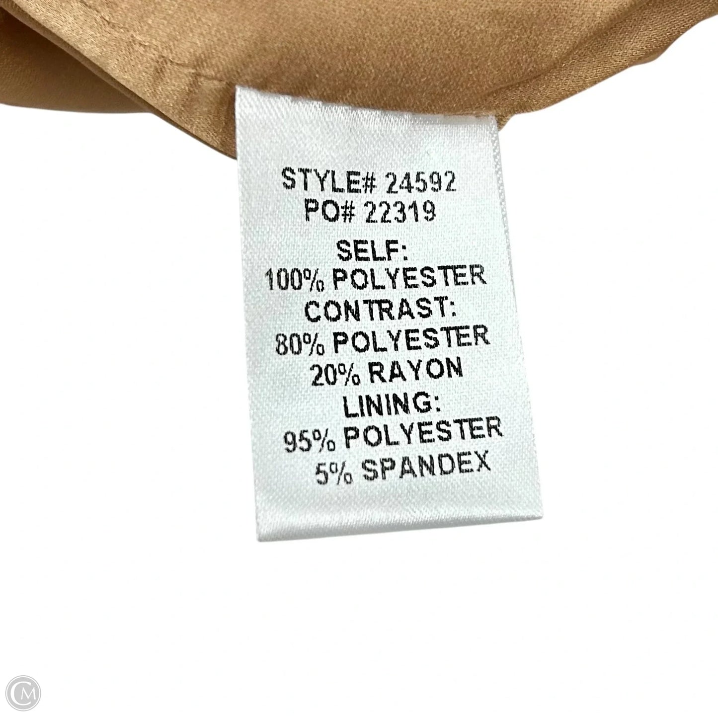 Blazer By Skies Are Blue In Tan, Size: M