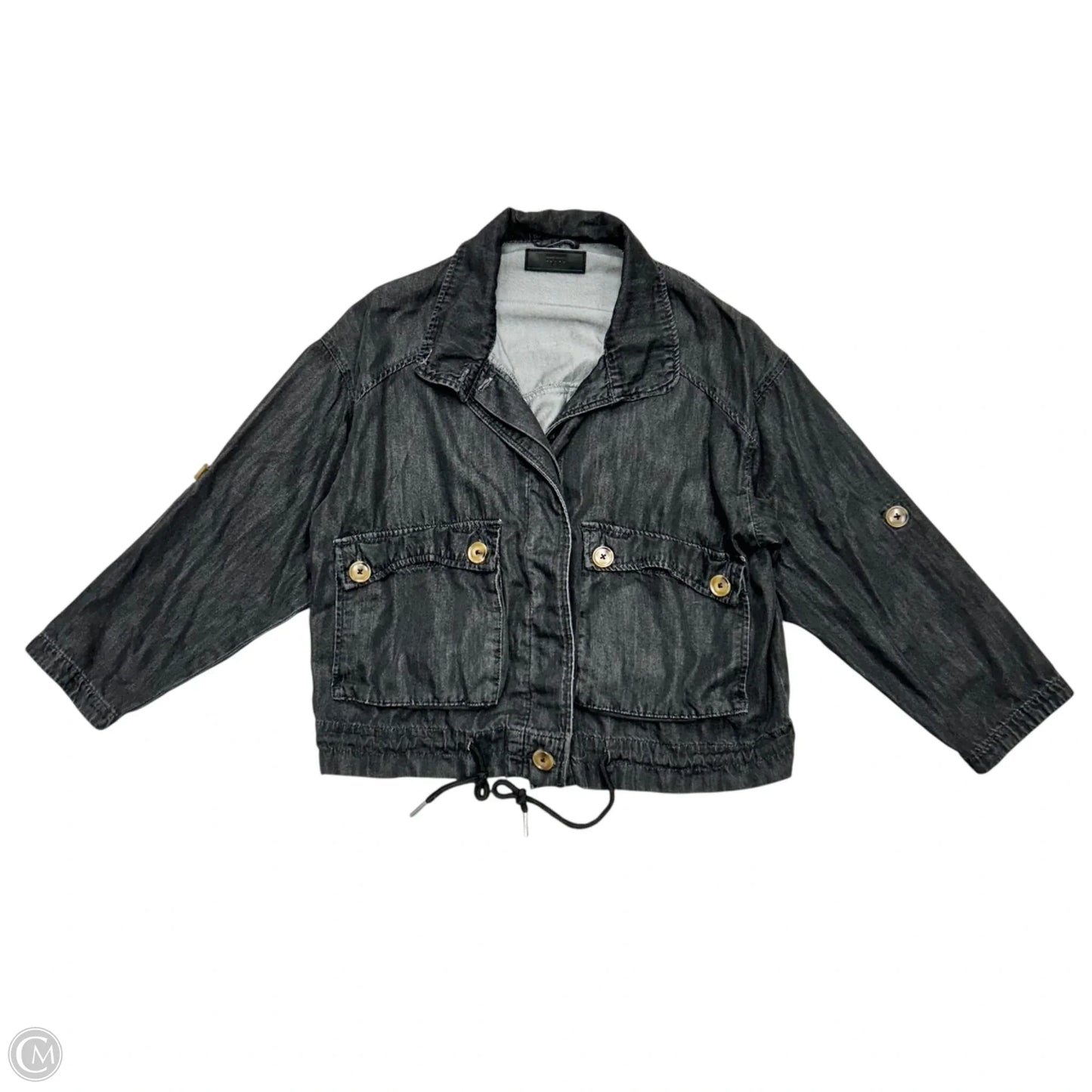 Jacket Denim By Blanknyc In Black Denim, Size: S