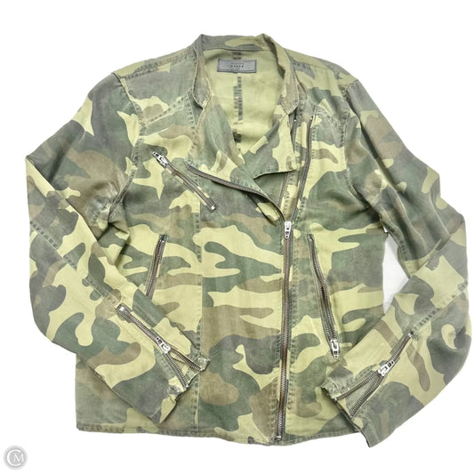Jacket Shirt By Blanknyc In Camouflage Print, Size: L
