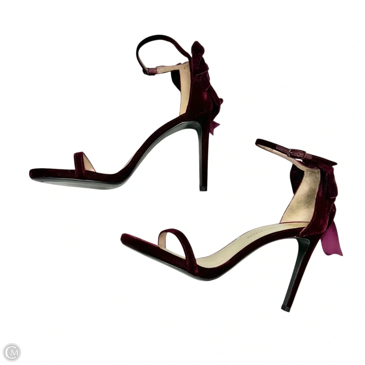 Shoes Designer By Stuart Weitzman In Maroon, Size: 9