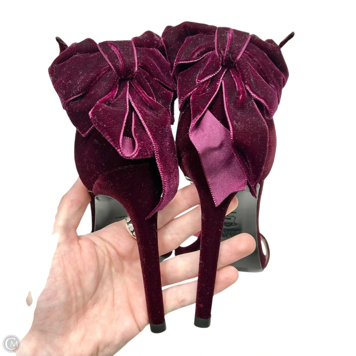 Shoes Designer By Stuart Weitzman In Maroon, Size: 9