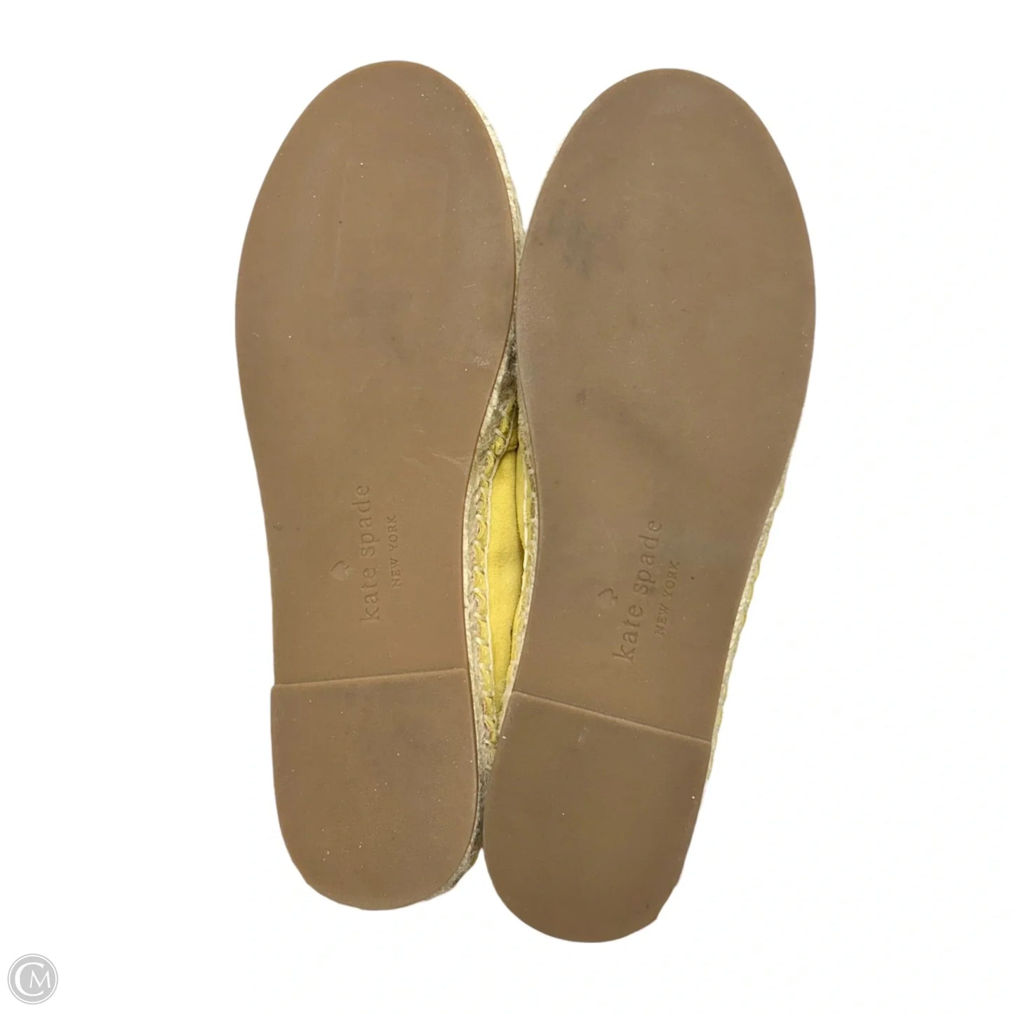 Shoes Designer By Kate Spade In Yellow, Size: 6.5