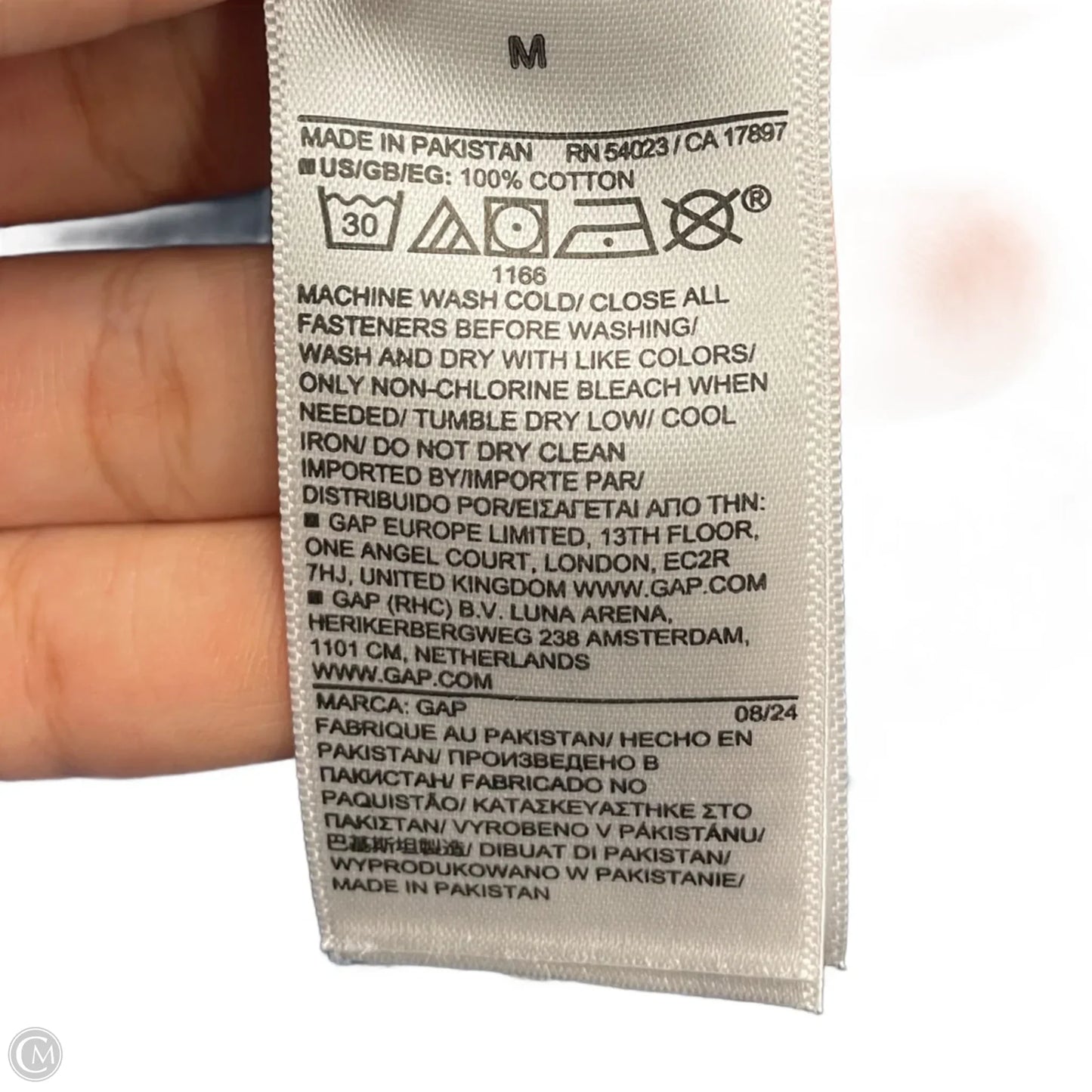 Jeans Boyfriend By Gap In Blue Denim, Size: M