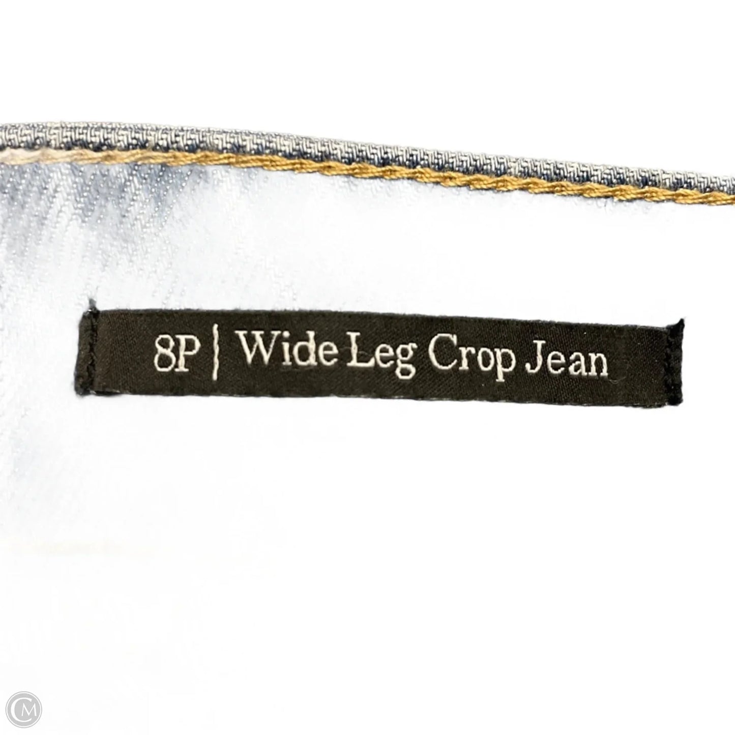 Jeans Cropped By Talbots In Blue Denim, Size: 8p