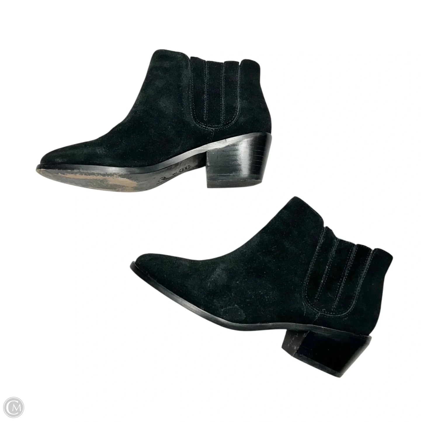 Boots Ankle Heels By Joie In Black, Size: 6