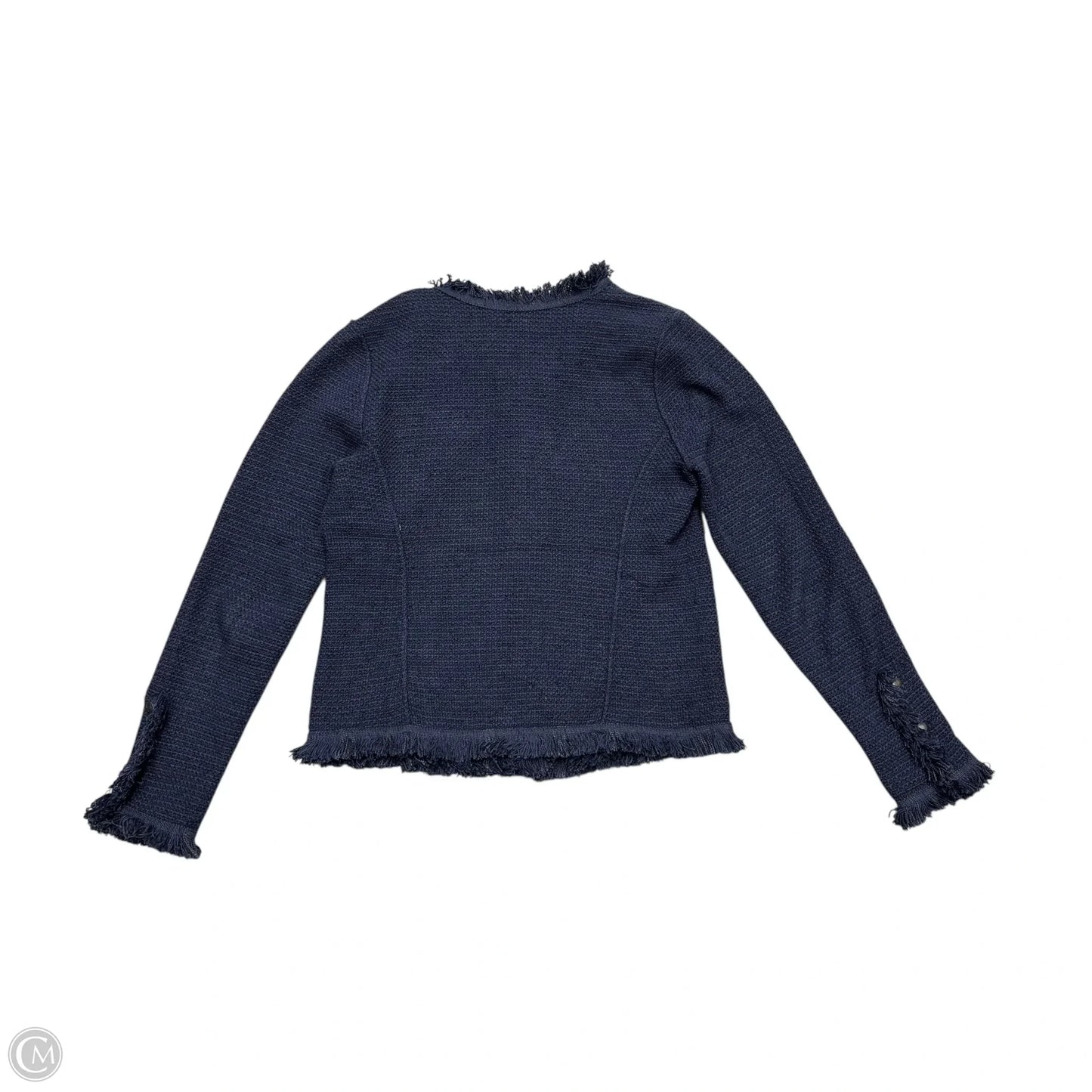 Jacket Moto By Nic + Zoe In Blue, Size: S