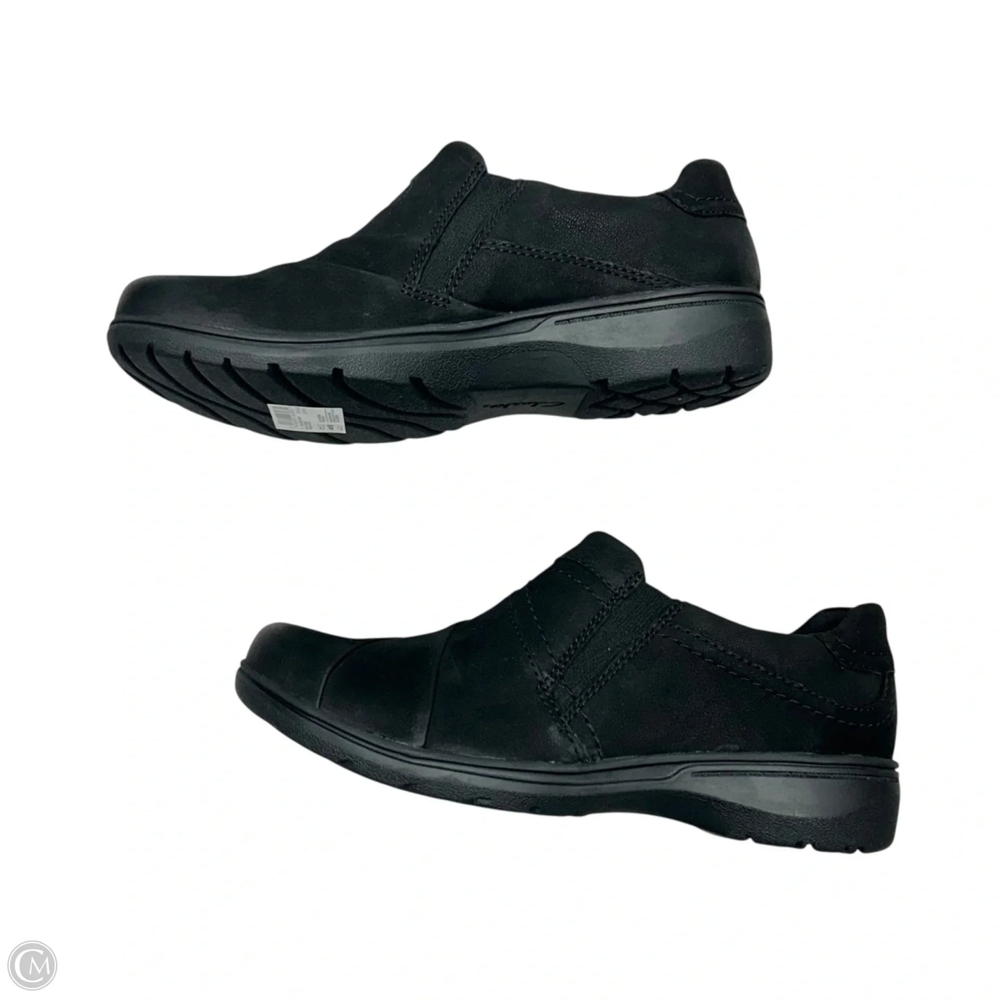 Shoes Flats By Clarks In Black, Size: 7