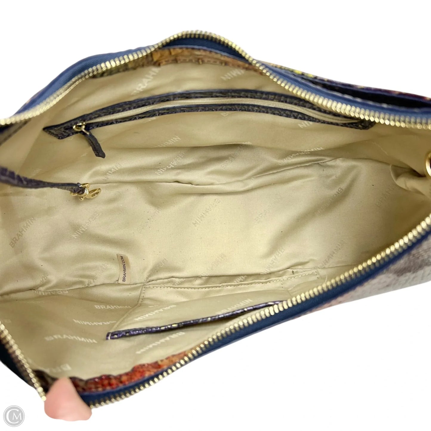 Handbag Designer By Brahmin, Size: Medium