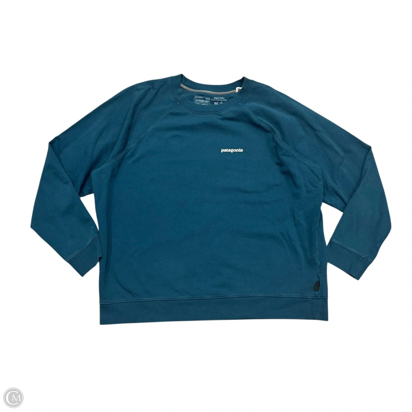 Top Long Sleeve By Patagonia In Teal, Size: Xxl