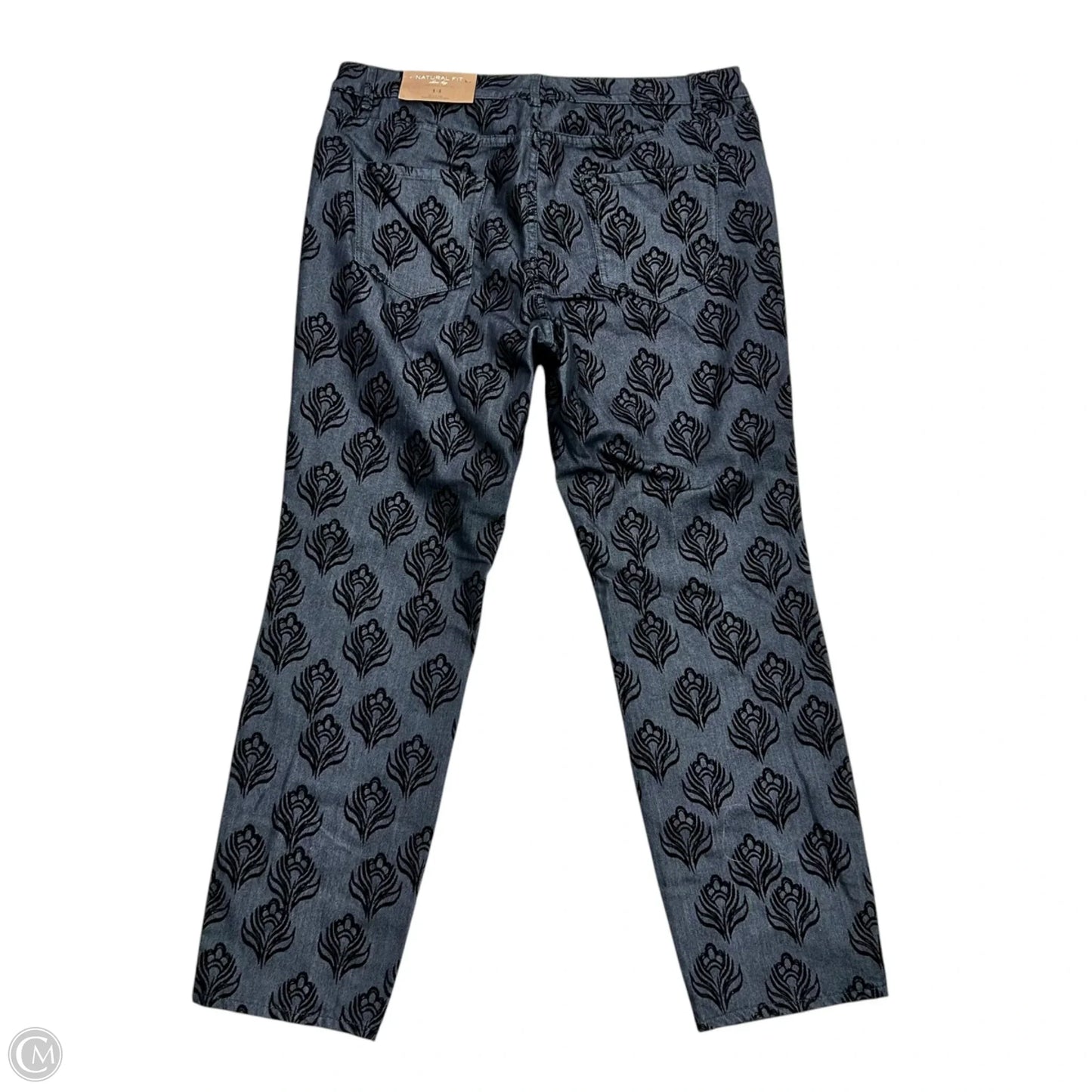 Jeans Straight By Coldwater Creek In Blue Denim, Size: 14