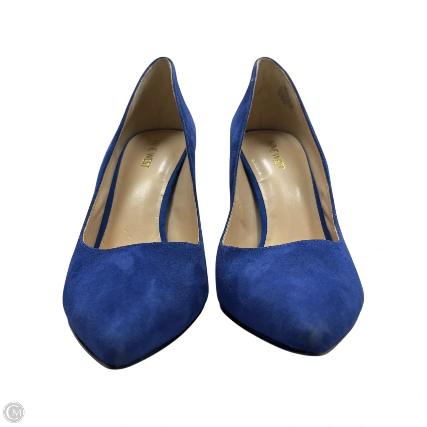 Shoes Heels Stiletto By Nine West In Blue, Size: 10.5